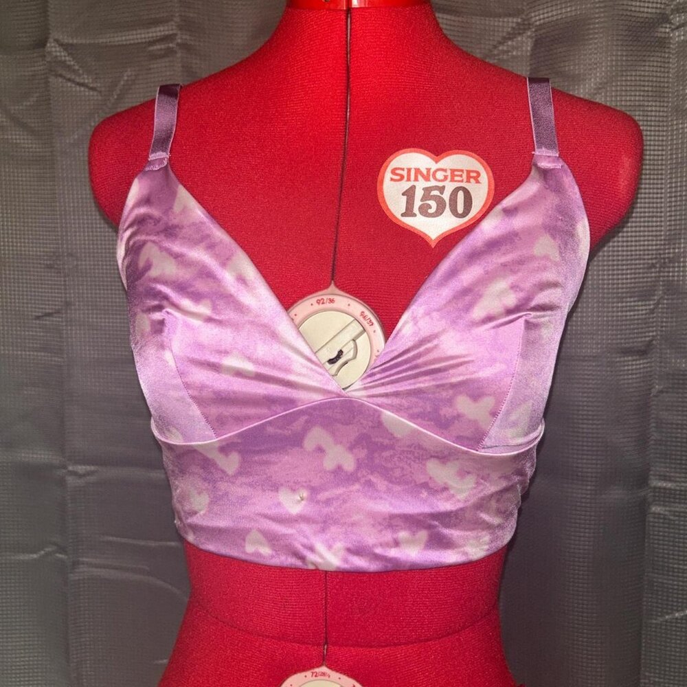 Purple bralette